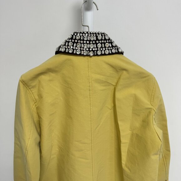 Veronica Beard Arlen Dickey crystal-embellished coated-cotton coat - Picture 9 of 12